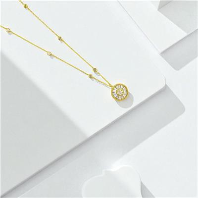 14 Ayar Altın Baget Kolye  -  0194380