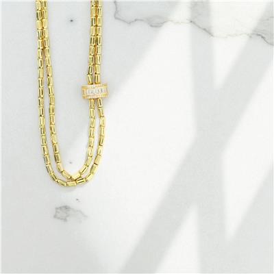 14 Ayar Altın Baget Kolye  -  0197981