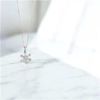 14 Ayar Altın Baget Kolye  -  0204581