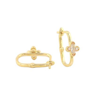 14 Ayar Altın Baget Küpe  -  0181945