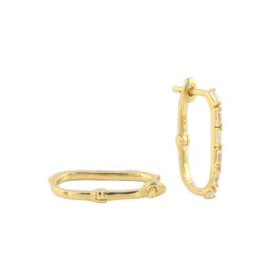 14 Ayar Altın Baget Küpe  -  0181952