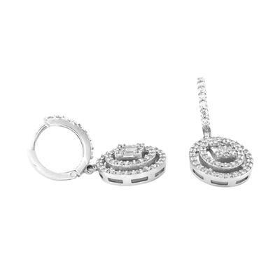 14 Ayar Altın Baget Küpe  -  0185011