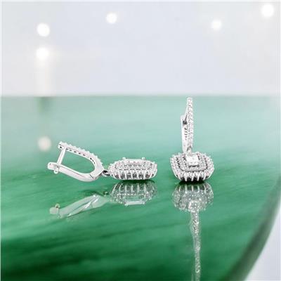 14 Ayar Altın Baget Küpe  -  0185014