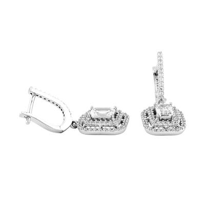 14 Ayar Altın Baget Küpe  -  0185017