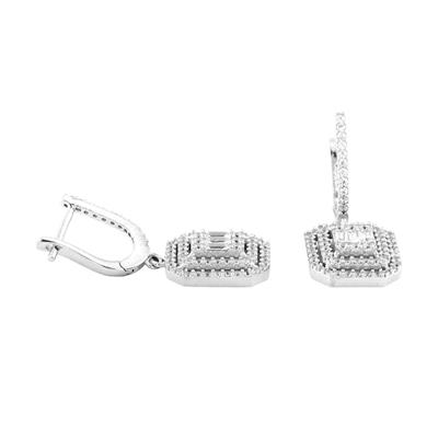 14 Ayar Altın Baget Küpe  -  0185029