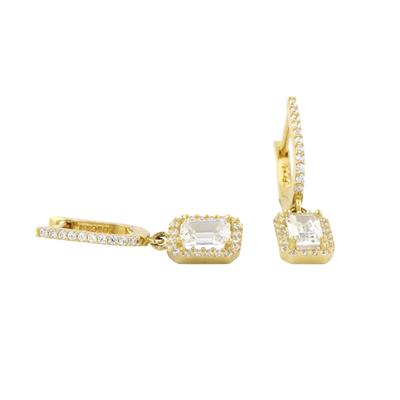 14 Ayar Altın Baget Küpe  -  0185041