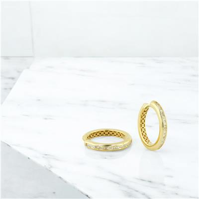 14 Ayar Altın Baget Küpe  -  0205185