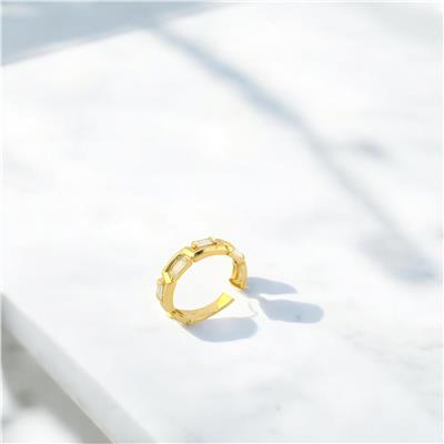 14 Ayar Altın Baget Yüzük  -  0181215