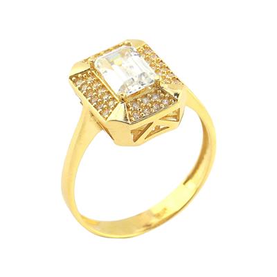 14 Ayar Altın Baget Yüzük  -  0181579