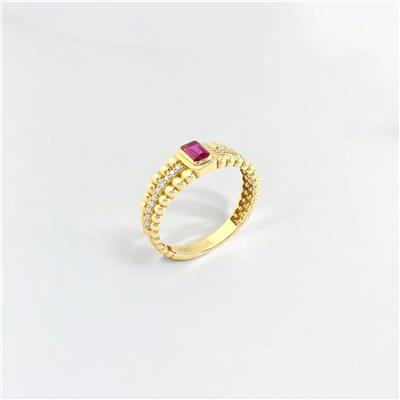 14 Ayar Altın Baget Yüzük  -  0184238