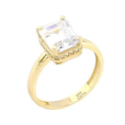 14 Ayar Altın Baget Yüzük  -  0184296