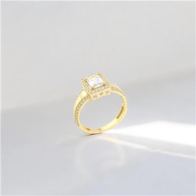 14 Ayar Altın Baget Yüzük  -  0184300