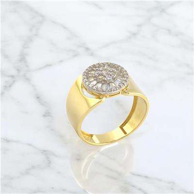 14 Ayar Altın Baget Yüzük  -  0188249