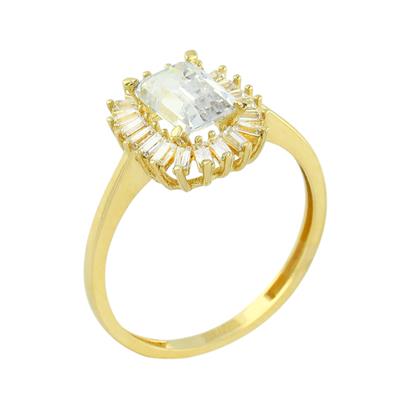 14 Ayar Altın Baget Yüzük  -  0198768