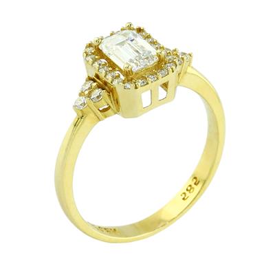 14 Ayar Altın Baget Yüzük  -  0198984