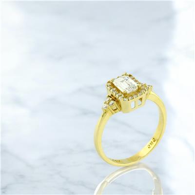 14 Ayar Altın Baget Yüzük  -  0198984