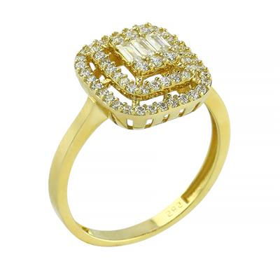 14 Ayar Altın Baget Yüzük  -  0198991