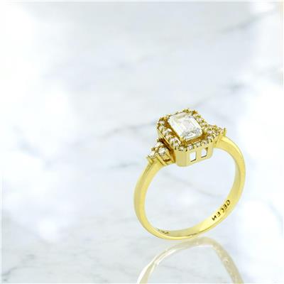 14 Ayar Altın Baget Yüzük  -  0198994