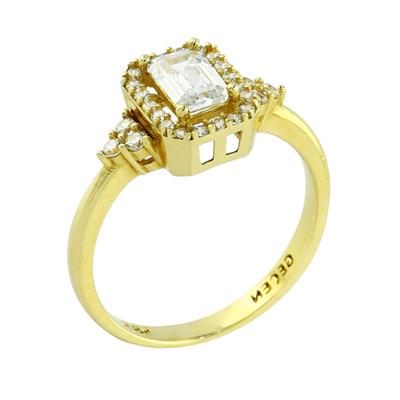 14 Ayar Altın Baget Yüzük  -  0198994