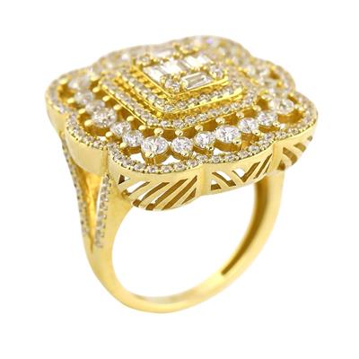 14 Ayar Altın Baget Yüzük  -  0200855