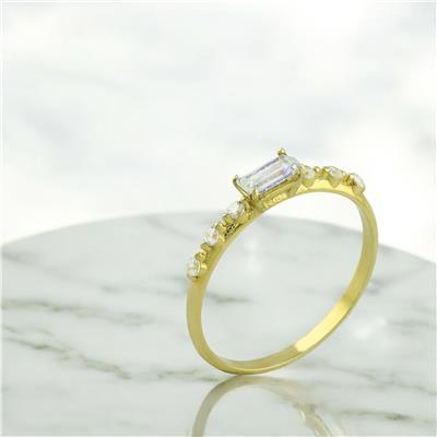 14 Ayar Altın Baget Yüzük  -  0201345