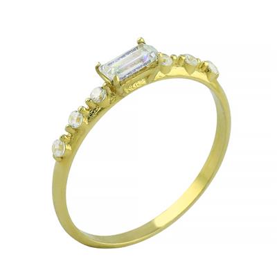 14 Ayar Altın Baget Yüzük  -  0201345