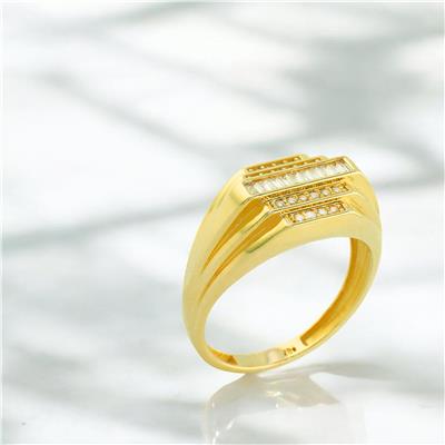 14 Ayar Altın Baget Yüzük  -  0201769