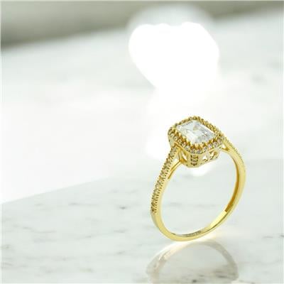 14 Ayar Altın Baget Yüzük  -  0202354