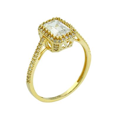 14 Ayar Altın Baget Yüzük  -  0202354