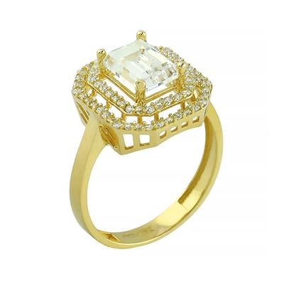 14 Ayar Altın Baget Yüzük  -  0202355