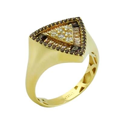 14 Ayar Altın Baget Yüzük  -  0203716