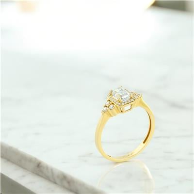 14 Ayar Altın Baget Yüzük  -  0205129