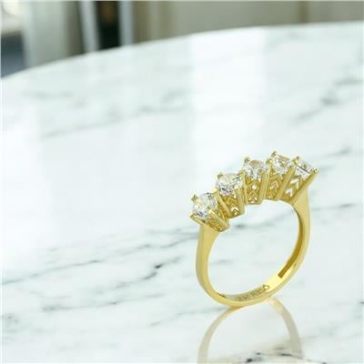 14 Ayar Altın Beştaş Yüzük  -  0202351