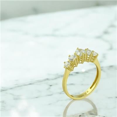 14 Ayar Altın Beştaş Yüzük  -  0202352