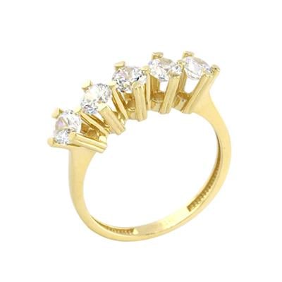 14 Ayar Altın Beştaş Yüzük  -  F003796