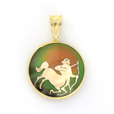 14 Ayar Altın Burç Kolye Ucu  -  0180257