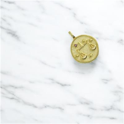 14 Ayar Altın Burç Kolye Ucu  -  0201795