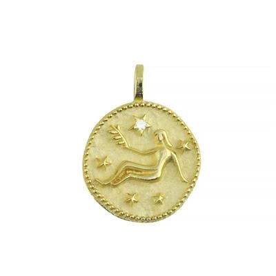 14 Ayar Altın Burç Kolye Ucu  -  0201796