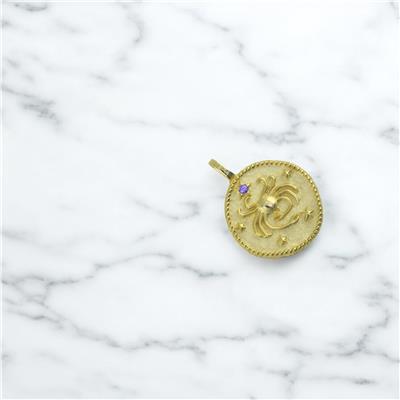 14 Ayar Altın Burç Kolye Ucu  -  0201797