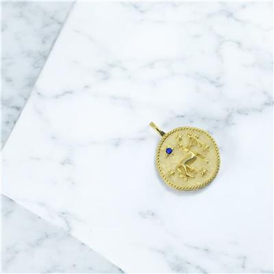 14 Ayar Altın Burç Kolye Ucu  -  0201800