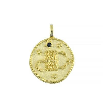 14 Ayar Altın Burç Kolye Ucu  -  0201804