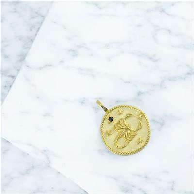 14 Ayar Altın Burç Kolye Ucu  -  0201804