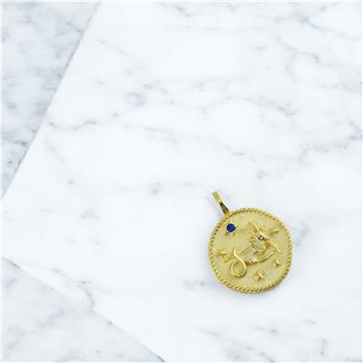 14 Ayar Altın Burç Kolye Ucu  -  0201805