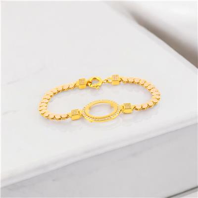 14 Ayar Altın Çerçeve Bileklik  -  0180888