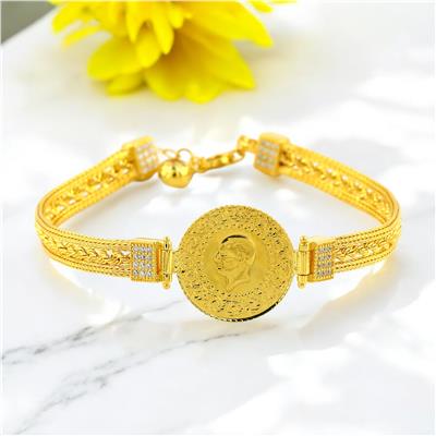 14 Ayar Altın Çeyrekli Bileklik  -  0201151