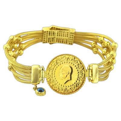 14 Ayar Altın Çeyrekli Bileklik  -  K206388