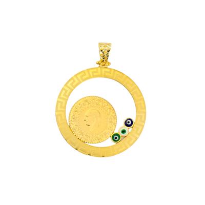 14 Ayar Altın Çeyrekli Kolye Ucu  -  0180758