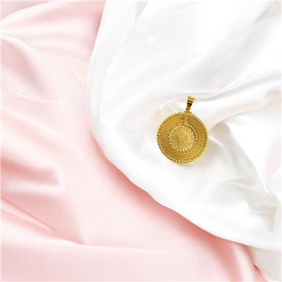 14 Ayar Altın Çeyrekli Kolye Ucu  -  0188286