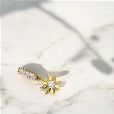 14 Ayar Altın Charm Kolye Ucu  -  0192657