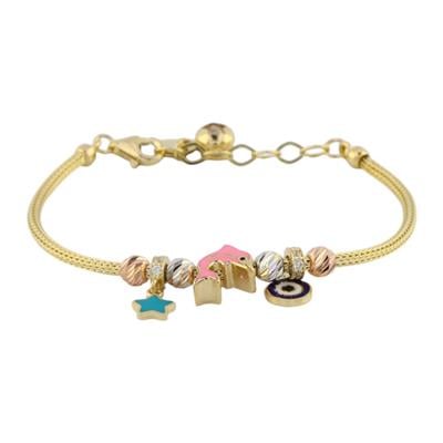 14 Ayar Altın Çocuk Bileklik  -  0187780